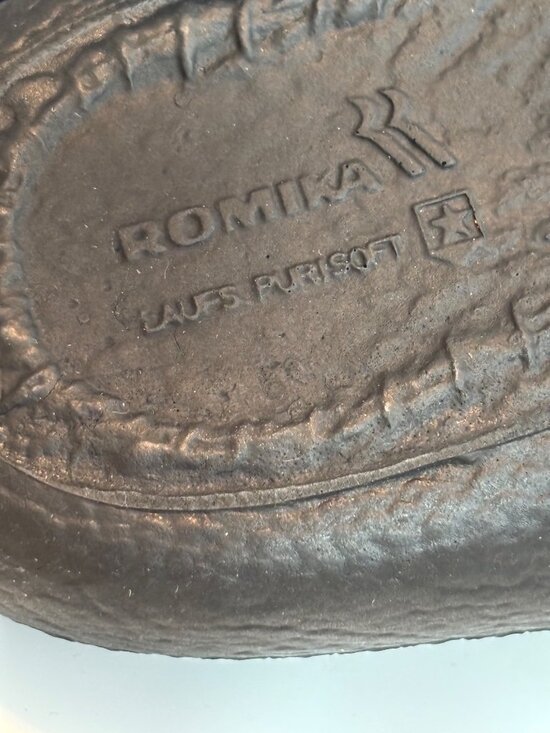 Romika Mokasso 202 G Bordeaux Leather Slip-On Slippers Size 42 EU / 8 UK main image 10